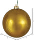 Vickerman 4" Olive Shiny Ball Ornament, 6 per Bag
