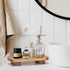Farmhouse Wood Tray, Rustic Wooden Pedestal 12 * 5.5 * 2 inches for Kitchen Counter and Bathroom Decor