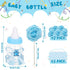 4Dozens 10pcs MACTING Baby Bottle for Baby Shower Favors, Mini Candy Bottles with Artificical Flowers for Boys Girls