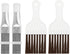 PATIKIL 2 Set Air Conditioner Fin Comb, Stainless Steel Condenser Fin Straightener & Cleaning Brush Tool