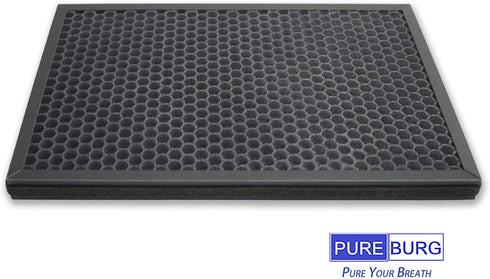 PUREBURG BAP20-HF Replacement Filters for Bagotte BAP20 Air Purifier, 2-Pack H13 HEPA Activated Carbon
