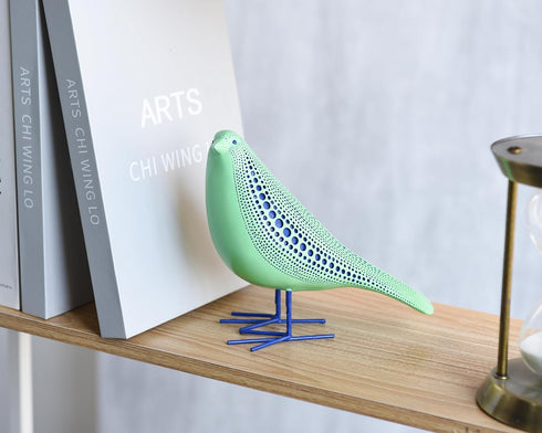 Quoowiit Bird Figurine, Modern Sculpture and Statues for Home Decor, Animal Statues for Bookshelf, Table, Entryway