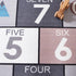 3'3" 5'3", (KPH226A) SAFAVIEH Washable Rug Kids Playhouse Collection - x Grey & Pink, Slip Resistant & Easy to Clean