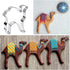Islamic Ramadan Cookie Cutter Set, Eid Mubarak Party Decor, DIY Fondant Cake Baking Tools - Set of 6