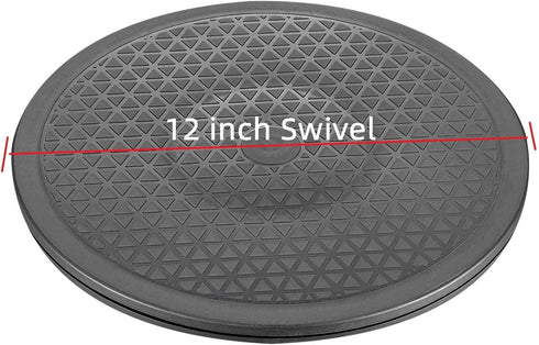 Plainmarsh (12 inch-2pack) Heavy Duty Rotating Swivel Stand with Steel Ball Bearings - Lazy Susan Spray Paint Turntable