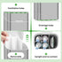 9 inches, 5 GFWARE Toothbrush Holders with Cover - Electric Toothbrush Length Less Than Slots Tooth Brush Holder