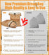 2 Pack (13x17in, Beeswax Bread Bags for Sourdough and Homemade Bread, Reusable Organic Linen Beeswax Bread Bag
