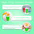 Slushie Maker Cup, Quick Frozen Smoothies Cup for Homemade Milk Shake and Ice Cream, Green