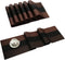 SHACOS Placemats with Table Runner Set of 7 Woven Vinyl Plastic Wipe