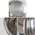 Gainhope Metal Prep Bowls, Mixing Bowl Stainless Steel Set, 4 Pack (9.5" x 3.1") by Generic