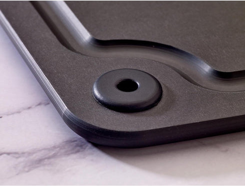 Mercer Culinary Composite Cutting Board, 14.5" X 11", with Silicone Feet and Channel