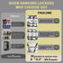 PAULONE 30 3 Closet 69 lbs, Over the Door Organizer with Large Pockets, Sizes of Hangers, Holds up to Hanging Organizer