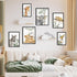 Set 6, HLJ ART Safari Animal Nursery Wall Art: Woodland Nursery Wall Decor of Baby Animals Pictures Jungle Wall Posters