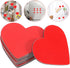 minkissy Red Heart Magnet Fridge Magnets, 40pcs Heart Shape Refrigerator Decors for Household Accessory