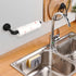 Industrial Iron Pipe Kitchen Paper Towel Holder, Vintage Farmhouse Heavy Duty Wall Mount Rack for Kitchen