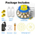 Eggs-18 Incubators for Hatching Egg Incubator with Automatic Egg Turning and Humidity Control, Incubadora de Huevos de