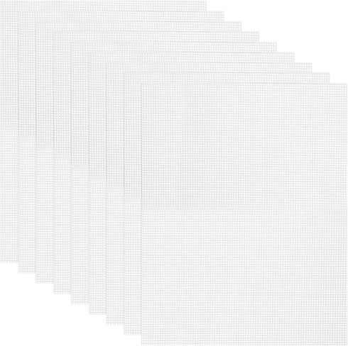 uxcell 19.5 x 14.6" White Silicone Dehydrator Sheets, 9 Pcs Non-Stick Reusable Fruit Dryer Mat for Food Dehydrator