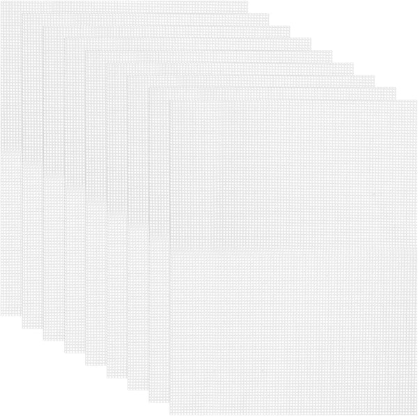 uxcell 19.5 x 14.6" White Silicone Dehydrator Sheets, 9 Pcs Non-Stick Reusable Fruit Dryer Mat for Food Dehydrator