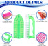 24 Pack Scrub Brushes for Cleaning, Comfort Grip Stiff Bristles Household Cleaning Brushes for Kitchen Bathroom