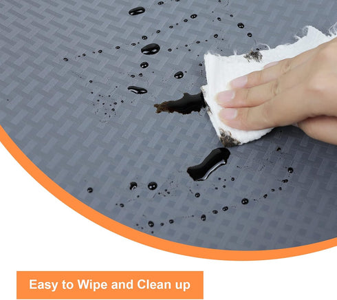Shelf Liners for Kitchen Cabinets, Waterproof & Oil-Proof Non-Slip Drawer Mats, 17.3 x 236.2 Inches
