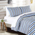 EMME Set 7 Sets, Set Queen Comforter Piece Bedding Blue Bed in a Bag Bedspreads Queen Size with Comforter, Sheets