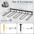 4 (2 Pack), zacurter Boot Rack, Wader Hangers for Boot, Metal Wall Mounted Shoe Rack, Pair Boot Organizer Rack for Tall