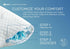 Set 2 Nappler Cooling Pillow for hot Sleepers -Bed Pillows Standard Size Premium of - Adjustable Shredded Memory Foam