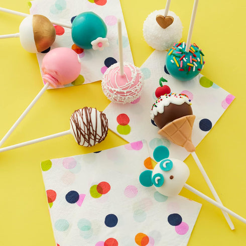Wilton Candy Melts Dip-N-Decorate Candy Making Tools - Cake Pop Decorating Kit, 49-Piece