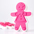 Tovolo Gingerbread Girls Templates Reverse, Set of 6 Cookie Stamps with Cutter, Dishwasher Safe
