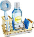 SWTYMIKI Kitchen Sink Organizer with Detachable Brush Holder, Gold Stainless Steel Sponge Holder with Removable Drip