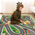 47"x71" Kids Rug Play Mat Soft & Non-Slip Car Rugs City Map Play MatCar Rugs for Kids Toy Cars Race Track for Classroom