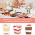 50 Pack 5 oz Zezzxu Plastic Dessert Cups with Lids and Spoons, Banana Pudding Cups with Lids Mini Dessert Shooters