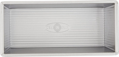 USA Pan Bakeware Pullman Loaf Pan with Cover, 9 x 4 Inch Nonstick Aluminized Steel Baking Dish Made in the USA