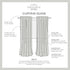 Exclusive Home Loha Linen Grommet Top Curtain Panel Pair, 54"x84", Black Pearl