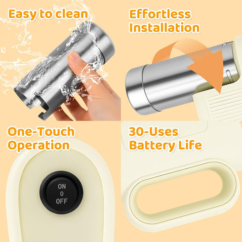 5 1 In Automatic Electric Pasta Maker - Handheld Pasta Maker Machine for Homemade Pasta, DIY Appam, Idiyappam, Cordless