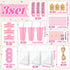 6 Sets Baby Shower Prizes for Women and Men Nail Clippers Mirror Bottle Opener Cup Comb Magnetic Pickup Tool Flashlight