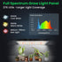 276 (6/12/16H), 3 5 Dimmable 24W (2 Garpsen Grow Lights - LED Full Spectrum Plant Light with Auto Timer Color Modes