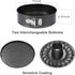 7 Inch Springform and Bundt Pans, Non-stick Cheesecake and Ice-Cream Cake Bakeware,Carbon Steel Tube Pan 2 in 1 with Removable Bottom and Quick-Release Latch for 5,6,8 QT Instant Pot Gray by Blingtime