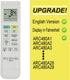 Replacement Remote Control for Daikin Air Conditioner, English Version Display in Fahrenheit, Compatible with