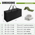 Folding Mattress Bag Waterproof - Black Heavy Duty Carry Case Fits up to 4 Queen Mattress for Tri-Fold Storage