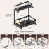 2 Pack 2 (13.2" 17.2") ADBIU Under Sink Organizer, Tier Expandable Height - Pull out Kitchen Bathroom Cabinet