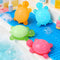 T-shin Turtle Shape Scented Botanical Bath Soap Bars,4 PCS Multicolour Handmade Essential Oil