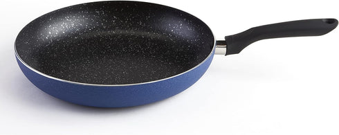 IMUSA USA 12" Stone Speckled Exterior Fry Pan with Non-Stick Speckled Interior by Imusa