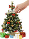 iLAND 12 inch Mini Christmas Tree with Lights Small Christmas Table Decorations