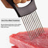 Onion Holder for Slicing, Lemon Slicer Cutter for Vegetables, Food Slicer Tool for Potatoes, Tomatoes, and Eggs