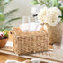 Water Hyacinth Hand Towel Box Cover Compatible with Disposable Paper Hand Towels, Wicker Paper Towel Holders, Hand
