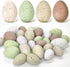 Kidum 36 Pcs Easter Speckled Eggs Vase Filler Plastic Speckled Eggs Faux Eggs