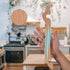 Wooden Oven Rack Puller, Practical Tool for Toaster Oven and Air Fryer to Prevent Burns