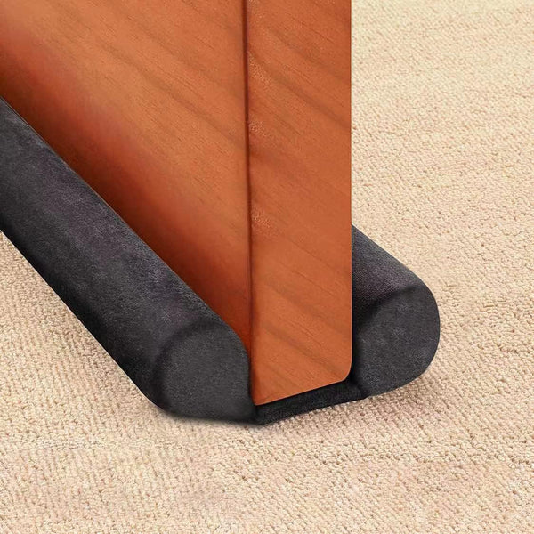 GDHOMM Under Door Draft Stopper Door Sweep Noise Blocker Weather Stripping Adjustable Size 30"-36" Gap Filler & Seal,