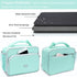 Amersun Lunch Box for Women, Light Blue, Water-Resistant Oxford Fabric, 6.58L Capacity, Stylish for Everyday Use
